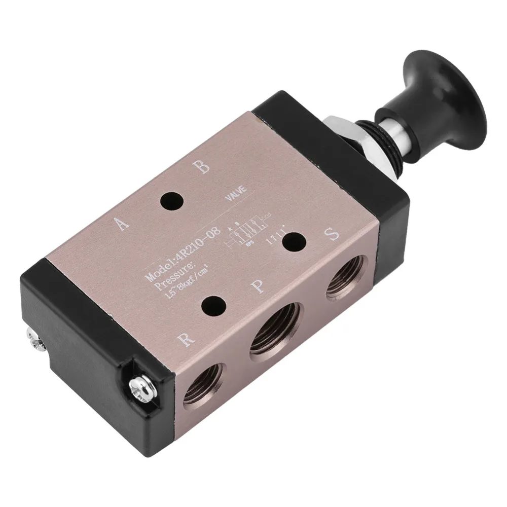 1pc 4R210-08 Hand Push Pull Control Pneumatic Air Valve 3-way 2-position 1/4BSPT High Quality
1pc 4R210-08 Hand Push Pull Control Pneumatic Air Valve 3-way 2-position 1/4BSPT High Quality