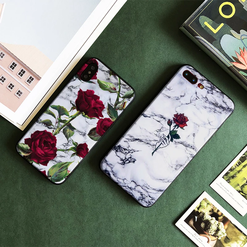 Marble Roses FLower Fundas Black Soft Silicone Phone Cases Cover for iPhone XS Max XR 8 7 6S 6 Plus 5S SE 5 iPod Touch 6 5 Shell
Marble Roses FLower Fundas Black Soft Silicone Phone Cases Cover for iPhone XS Max XR 8 7 6S 6 Plus 5S SE 5 iPod Touch 6 5 Shell