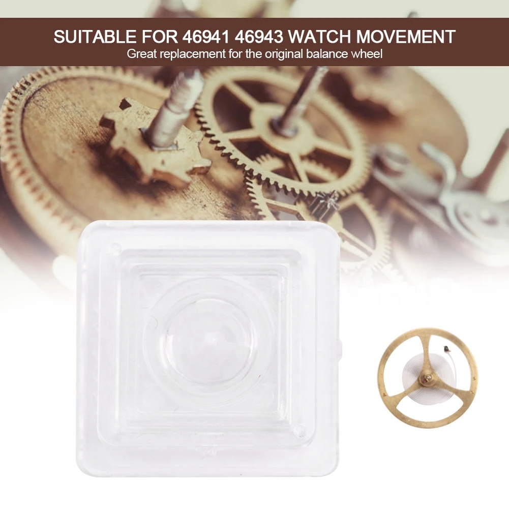 Professional Mechanical Watch Accessory Balance Wheel With Balance Spring for 46941 46943 Movement Watchmaker Watch Part Tool
Professional Mechanical Watch Accessory Balance Wheel With Balance Spring for 46941 46943 Movement Watchmaker Watch Part Tool