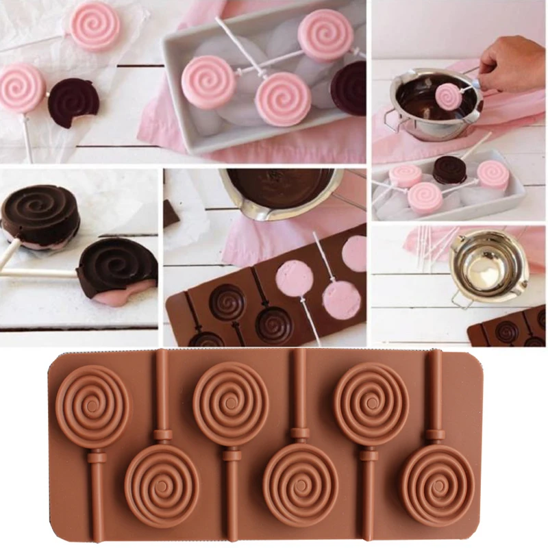 DIY Lollipop Silicone Mold Chocolate Cake Fondant Cookie Mould Jelly Pudding Molds Baking Cake Decorating Tools 24x9.5cm
DIY Lollipop Silicone Mold Chocolate Cake Fondant Cookie Mould Jelly Pudding Molds Baking Cake Decorating Tools 24x9.5cm