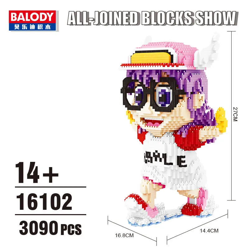 Balody Mini Blocks Arale Anime Auction Figures Cartoon Bricks Building Toy Brinquedos for Children Christmas Gifts Girl Present
Balody Mini Blocks Arale Anime Auction Figures Cartoon Bricks Building Toy Brinquedos for Children Christmas Gifts Girl Present