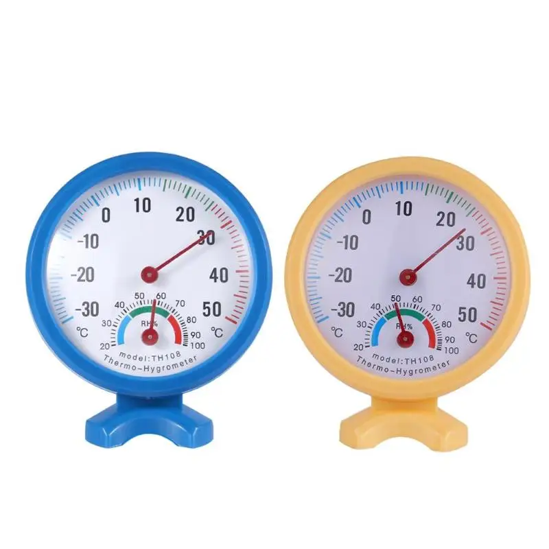 Mini Humidity Thermometer Round Clock Shaped Indoor Outdoor Hygrometer Temperature Meter Gauge Temp -30 to 50 'C Temperature
Mini Humidity Thermometer Round Clock Shaped Indoor Outdoor Hygrometer Temperature Meter Gauge Temp -30 to 50 'C Temperature