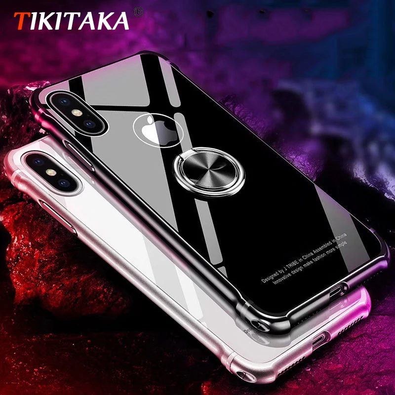 Metal Glass Bumper Case For iPhone XS Max XR X 8 7 6 6S Plus Samsung Galax Note 9 8 S9 S8 Plus Cover + Magnetic Kickstand
Metal Glass Bumper Case For iPhone XS Max XR X 8 7 6 6S Plus Samsung Galax Note 9 8 S9 S8 Plus Cover + Magnetic Kickstand