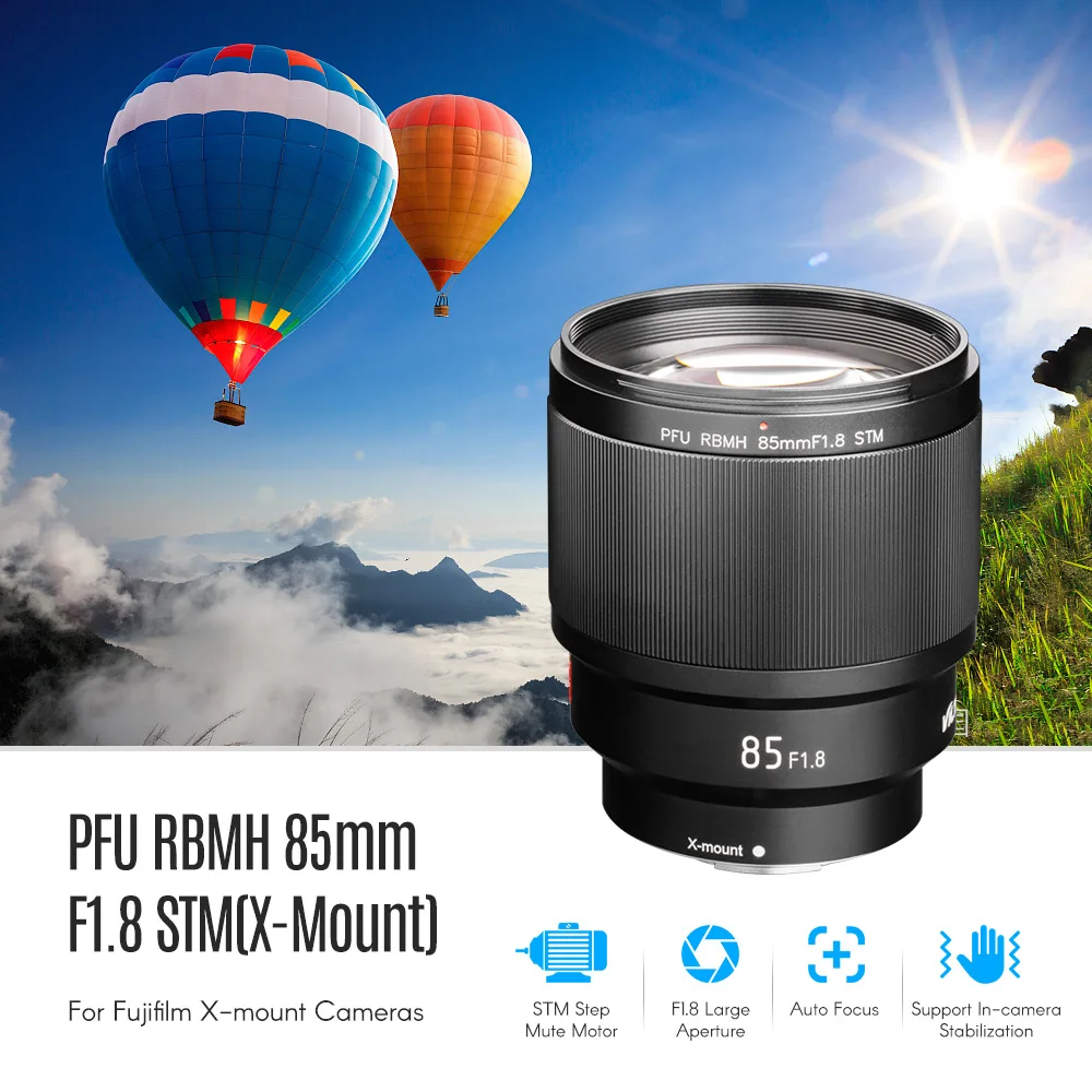 Viltrox 85mm F1.8 lens Portrait Lens STM AF camera Full Frame for Fujifilm X-Mount X-T3 X-T2 X-T100 X-A5 X-H1 X-Pro2 Camera
Viltrox 85mm F1.8 lens Portrait Lens STM AF camera Full Frame for Fujifilm X-Mount X-T3 X-T2 X-T100 X-A5 X-H1 X-Pro2 Camera