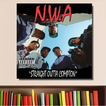 N.W.A. Straight Outta Compton Music Album Cover Poster Print on Canvas Wall Art Home Decor No Frame
N.W.A. Straight Outta Compton Music Album Cover Poster Print on Canvas Wall Art Home Decor No Frame
