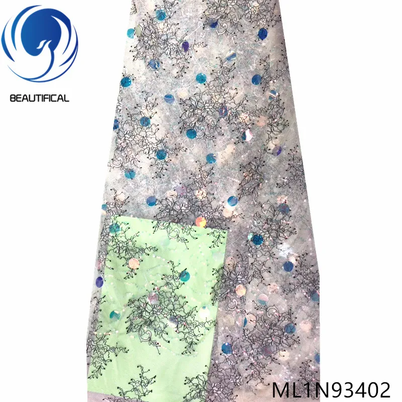 BEAUTIFICAL tulle fabric sequins lace material african french 2019 sequins net tulle lace fabric for women ML1N934
BEAUTIFICAL tulle fabric sequins lace material african french 2019 sequins net tulle lace fabric for women ML1N934