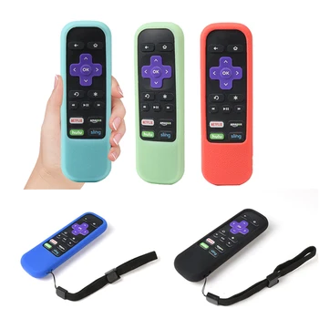 New Remote Control Covers For ROKU U1 TV Box Enhanced Remote Control Soft Silicone Sleeve Cover Protective Sheath Case
New Remote Control Covers For ROKU U1 TV Box Enhanced Remote Control Soft Silicone Sleeve Cover Protective Sheath Case
