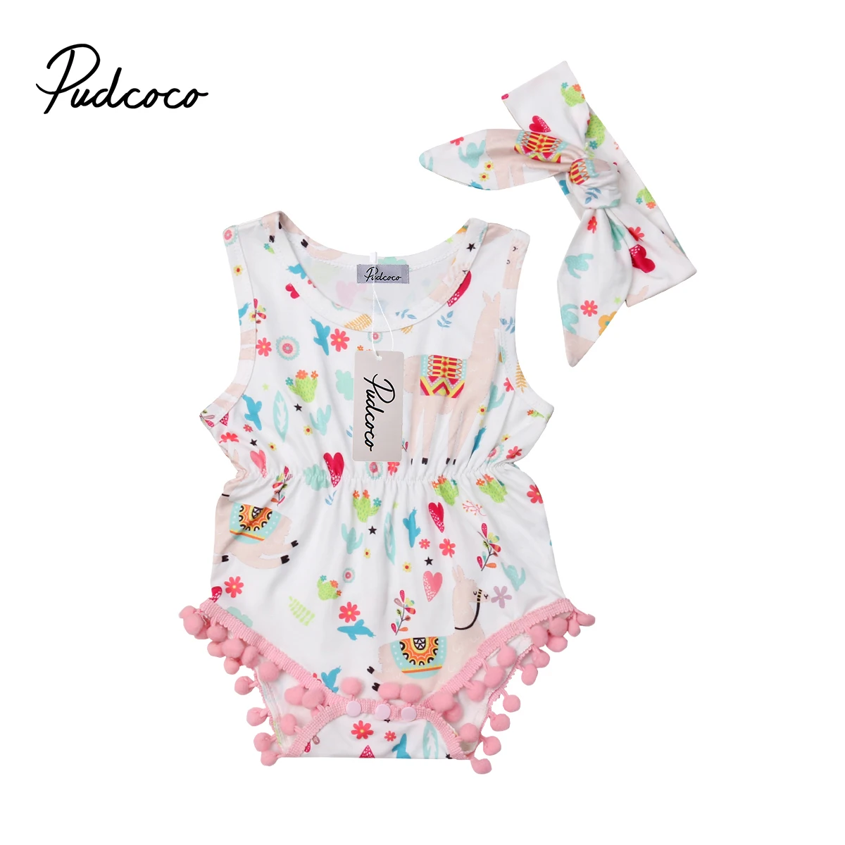 Pudcoco Tassels Newborn Baby Girls Romper Cartoon Cotton Jumpsuit Headband Outfits Clothes 0-24M
Pudcoco Tassels Newborn Baby Girls Romper Cartoon Cotton Jumpsuit Headband Outfits Clothes 0-24M