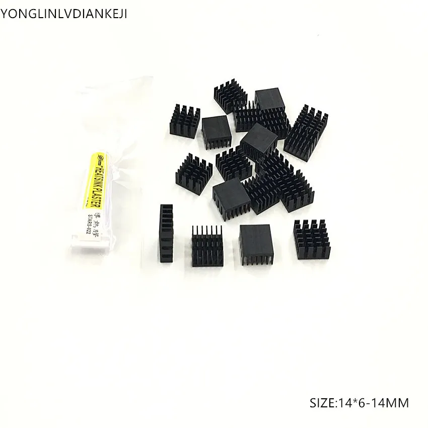20pcs Computer Cooler Radiator Aluminum Heatsink14*6-14mm Heat sink for Electronic Chip Heat dissipation Cooling Pads
20pcs Computer Cooler Radiator Aluminum Heatsink14*6-14mm Heat sink for Electronic Chip Heat dissipation Cooling Pads