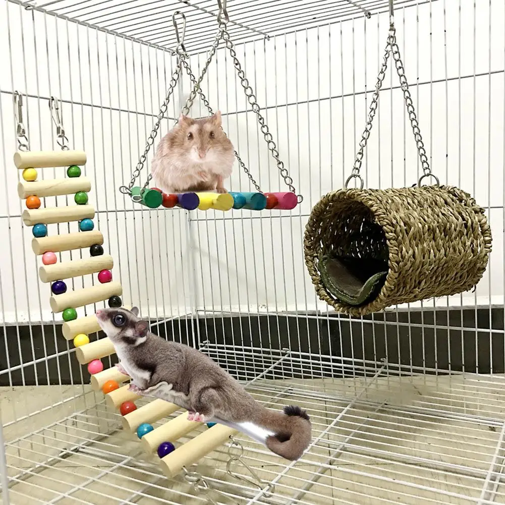 Pet Hammock Pet Ladder Pet Toy Winter Warm Nest Swing For Hamster Chinchilla Squirrel Parrot Natural Straw Warm Cotton Funny
Pet Hammock Pet Ladder Pet Toy Winter Warm Nest Swing For Hamster Chinchilla Squirrel Parrot Natural Straw Warm Cotton Funny