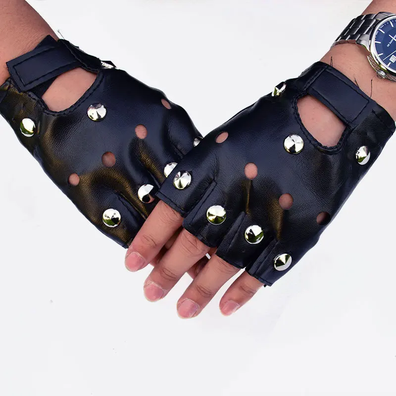 Rivet Half Finger Leather Gloves Punk Rock Tactical Military Hunting Hiking Airsoft Shooting Gloves Outdoor Climb Cycling Sport
Rivet Half Finger Leather Gloves Punk Rock Tactical Military Hunting Hiking Airsoft Shooting Gloves Outdoor Climb Cycling Sport