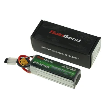 SoloGood 14.8V 1800mAh 100C 4S XT60 Plug Lipo Battery for Rc Racing Car Model Parts
SoloGood 14.8V 1800mAh 100C 4S XT60 Plug Lipo Battery for Rc Racing Car Model Parts
