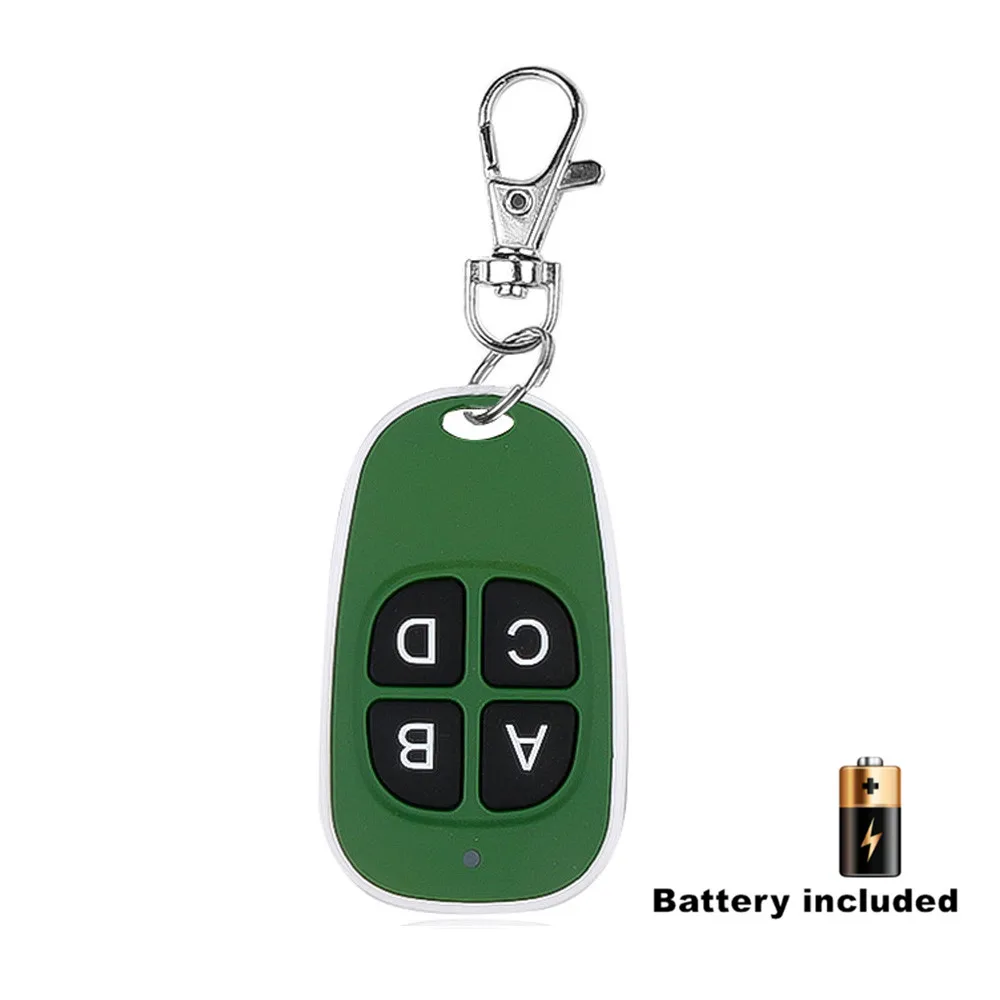 433.92 Mhz 4 Channels Copy Remote Control For For 433mhz Electronic Rolling Gate Garage Door Gate Key Keychain 6 colors
433.92 Mhz 4 Channels Copy Remote Control For For 433mhz Electronic Rolling Gate Garage Door Gate Key Keychain 6 colors