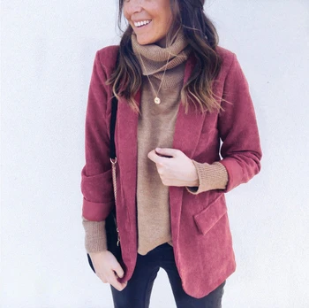 Women Slim OL Suit Casual Business Blazer Long Sleeve Jacket Coat Tops Outwear Solid Color Fashion Blazers
Women Slim OL Suit Casual Business Blazer Long Sleeve Jacket Coat Tops Outwear Solid Color Fashion Blazers