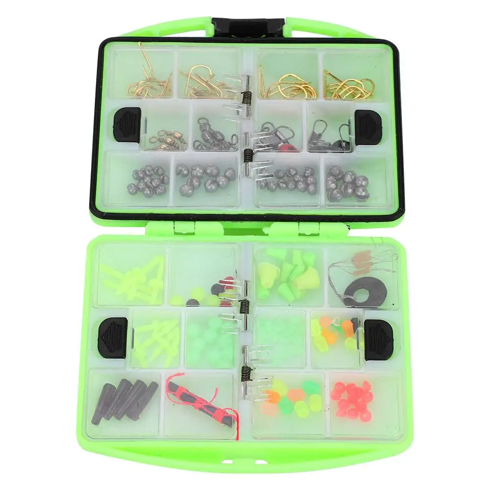 202Pcs Carp Fishing Accessor Kit with Tackle Box Including Jig Hook swivel clamp lead space/retaining bead Fishing Tackle Box
202Pcs Carp Fishing Accessor Kit with Tackle Box Including Jig Hook swivel clamp lead space/retaining bead Fishing Tackle Box