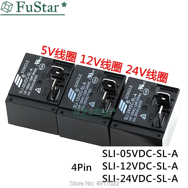 Реле питания SLI-05VDC-SL-A, SLI-12VDC-SL-A, SLI-24VDC-SL-A, 5 В, 12 В, 24 В, 4 контакта, 30 А, 3 шт.
Реле питания SLI-05VDC-SL-A, SLI-12VDC-SL-A, SLI-24VDC-SL-A, 5 В, 12 В, 24 В, 4 контакта, 30 А, 3 шт.