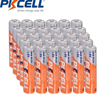24PCS PKCELL AAA 900mWh battery 1.6v aaa NI-ZN rechargeable batteries batteria for camera flashlight toys remote control
24PCS PKCELL AAA 900mWh battery 1.6v aaa NI-ZN rechargeable batteries batteria for camera flashlight toys remote control