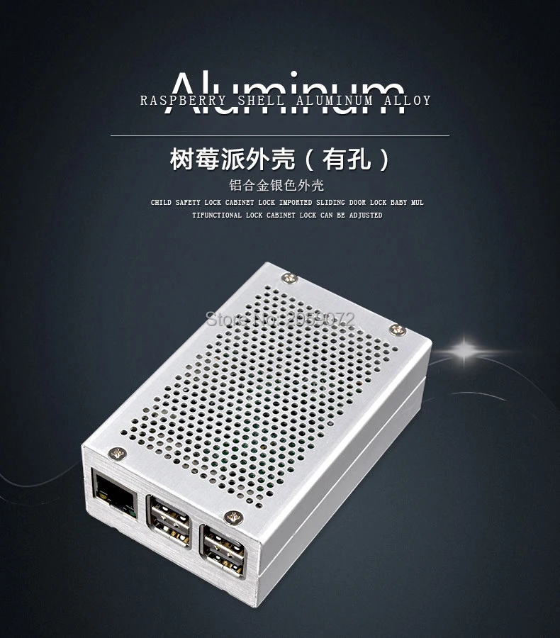 Raspberry Pi 3 Aluminum Case Silver Case Metal Enclosure for RPI 3 Model B Compatible with Raspberry Pi 3 Model B+/4B
Raspberry Pi 3 Aluminum Case Silver Case Metal Enclosure for RPI 3 Model B Compatible with Raspberry Pi 3 Model B+/4B