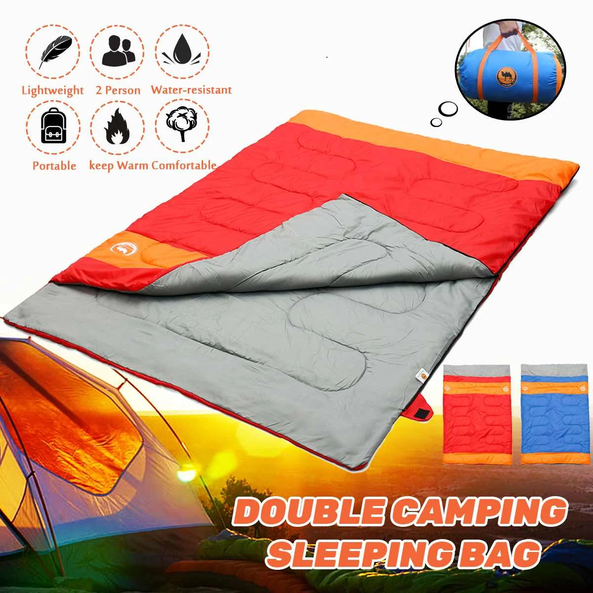 2 Person Couples Outdoor Sleeping Bags 185x150cm Double Camping & Hiking Sleeping Bags Portable Waterproof For Travel Hiking
2 Person Couples Outdoor Sleeping Bags 185x150cm Double Camping & Hiking Sleeping Bags Portable Waterproof For Travel Hiking