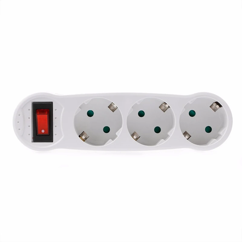 16A European Type Conversion Plug 1 TO 3 Way EU Standard Power Adapter Socket(EU Plug)
16A European Type Conversion Plug 1 TO 3 Way EU Standard Power Adapter Socket(EU Plug)