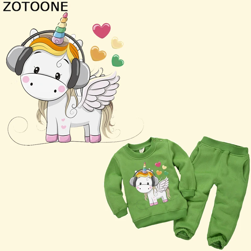 ZOTOONE Cute Unicorn Patch Heat Transfer Vinyl Iron on Transfers for Kids Clothing DIY T-shirt Dresses Applique Thermal Press
ZOTOONE Cute Unicorn Patch Heat Transfer Vinyl Iron on Transfers for Kids Clothing DIY T-shirt Dresses Applique Thermal Press