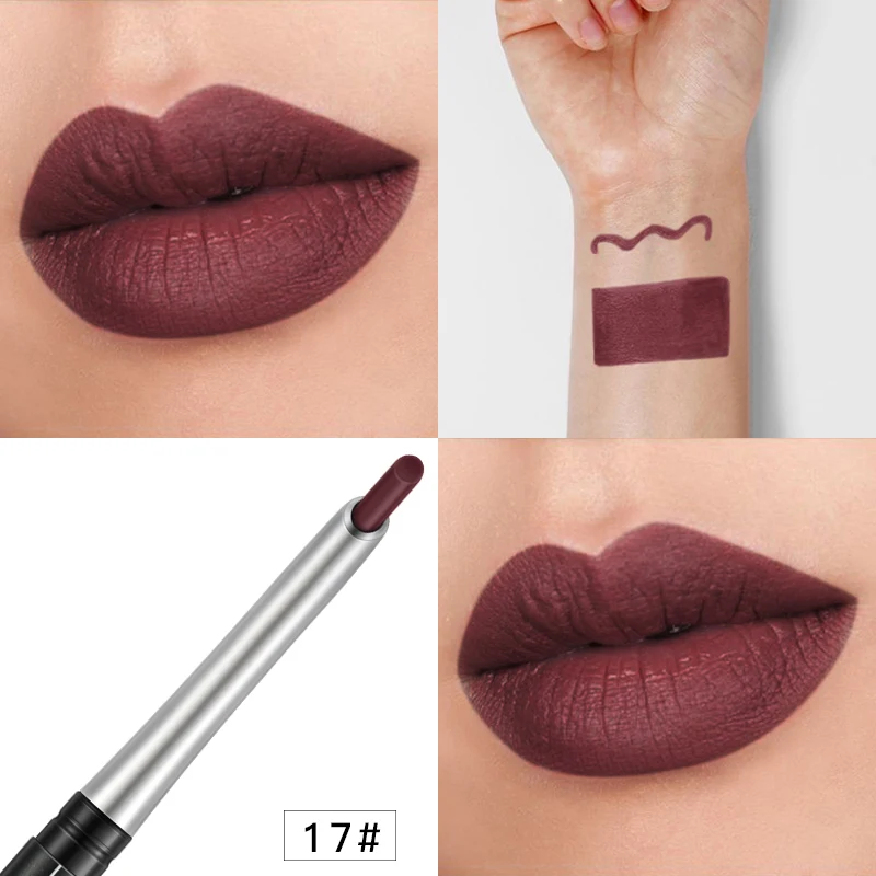 2019 New Hot Pudaier Matte Lip Pencil Waterproof Moisturizing Lipsticks Long-lasting Lips Lip liner Makeup Pen 17 Color TSLM1
2019 New Hot Pudaier Matte Lip Pencil Waterproof Moisturizing Lipsticks Long-lasting Lips Lip liner Makeup Pen 17 Color TSLM1