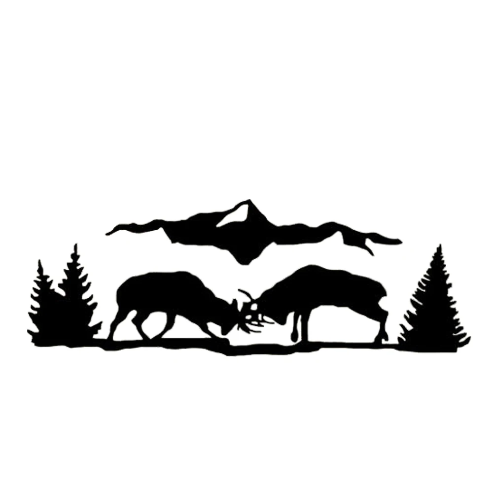 20*7cm Deer Buck Fighting Outdoor Decal Sticker Car Truck SUVs Motorcycle Bumper Rear Window | Автомобили и мотоциклы