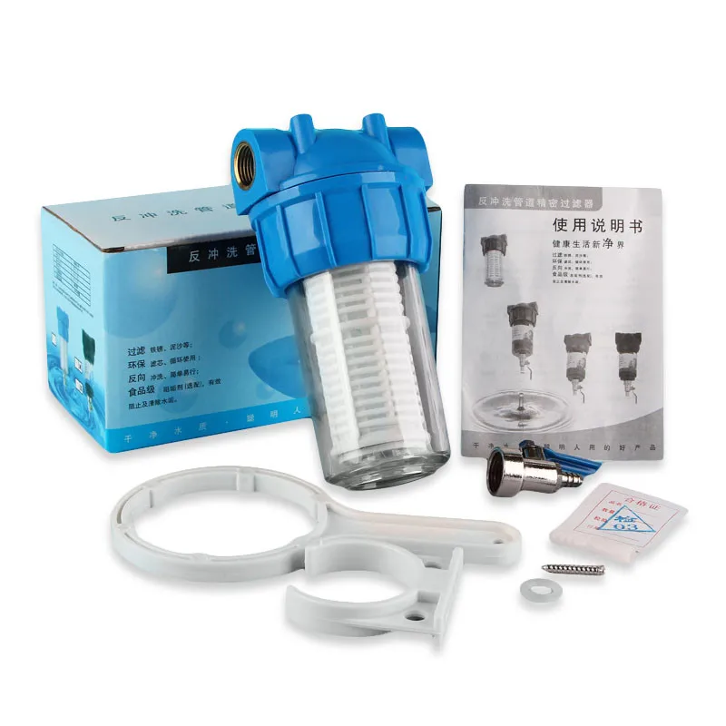 Backwash Water Purifier Part Pre-filter In Water Filter for Washable Bathroom Kitchen Faucet Water Filters Purification
Backwash Water Purifier Part Pre-filter In Water Filter for Washable Bathroom Kitchen Faucet Water Filters Purification