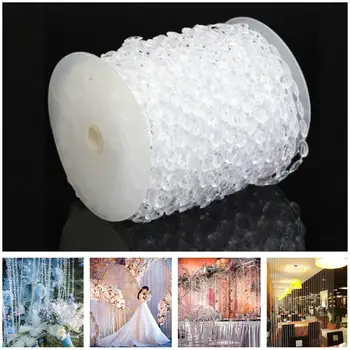 30m Crystal Acrylic Beads Garland Diamond DIY Curtain Beads String Wedding Party Decoration Christmas Hanging Pendent Photo Prop
30m Crystal Acrylic Beads Garland Diamond DIY Curtain Beads String Wedding Party Decoration Christmas Hanging Pendent Photo Prop