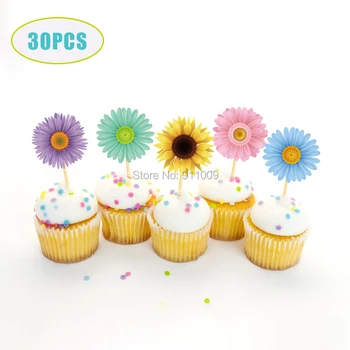 30pcs Sunflower Daisy Cake Topper Spring Theme Party Decorations Cupcake Flower Topper Baking Tool Party Supplies CTB062
30pcs Sunflower Daisy Cake Topper Spring Theme Party Decorations Cupcake Flower Topper Baking Tool Party Supplies CTB062