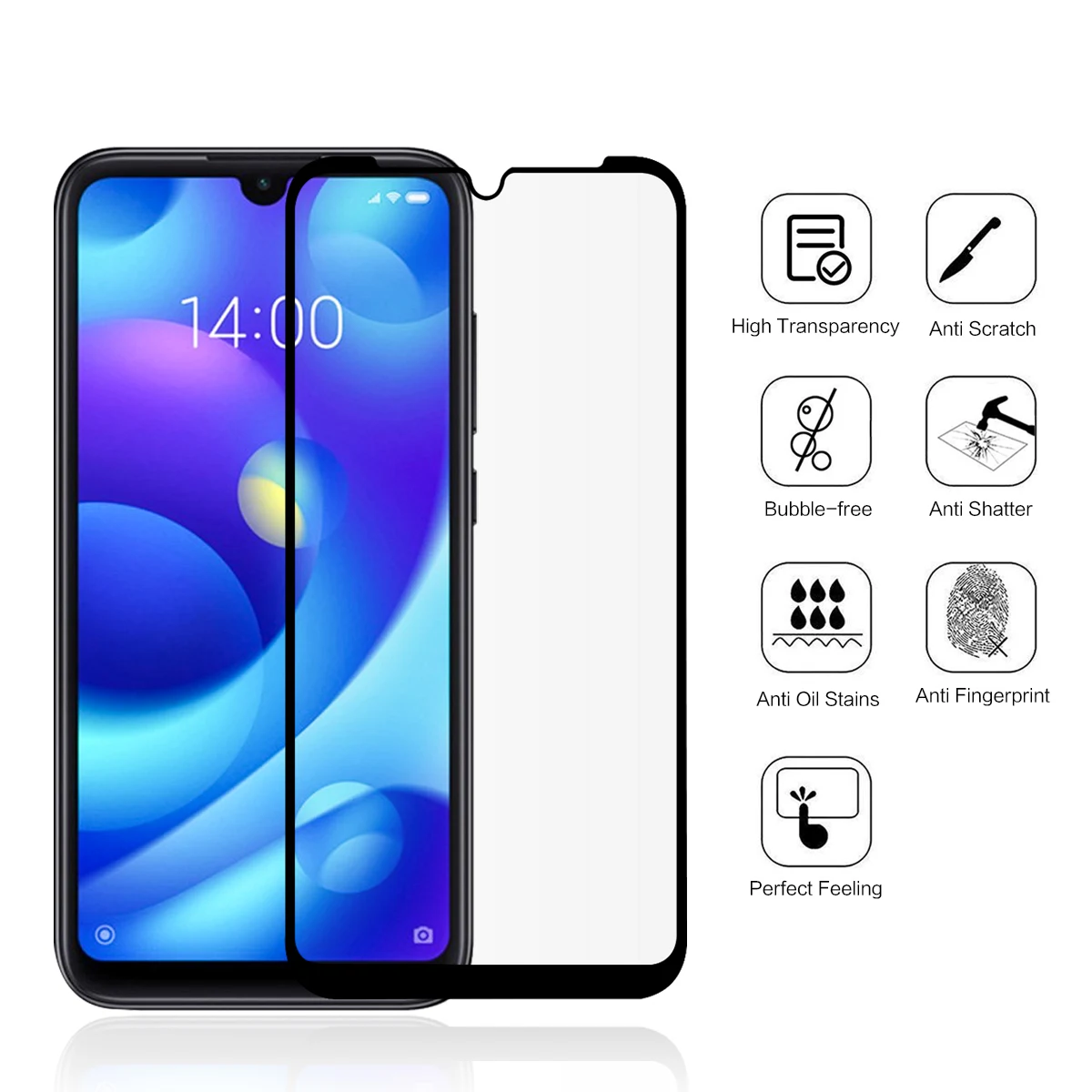 for Xiaomi Mi 9 Mi Play Black Edge Full Screen Cover Tempered Glass Screen Protector Film for Xiaomi Mi9 SE A2 6X Verre Trempe
for Xiaomi Mi 9 Mi Play Black Edge Full Screen Cover Tempered Glass Screen Protector Film for Xiaomi Mi9 SE A2 6X Verre Trempe