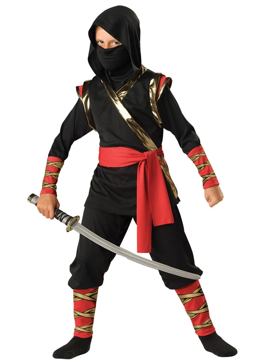 Kids Ninja Costume Boys And Girls Black Stealth Warrior Uniform Halloween Party Cosplay Outfit
Kids Ninja Costume Boys And Girls Black Stealth Warrior Uniform Halloween Party Cosplay Outfit