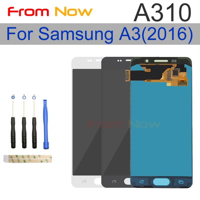 LCD For Samsung Galaxy A3 2016 A310 A310F A310H A310M A310Y LCD Display + Touch Screen Digitizer Assembly
LCD For Samsung Galaxy A3 2016 A310 A310F A310H A310M A310Y LCD Display + Touch Screen Digitizer Assembly