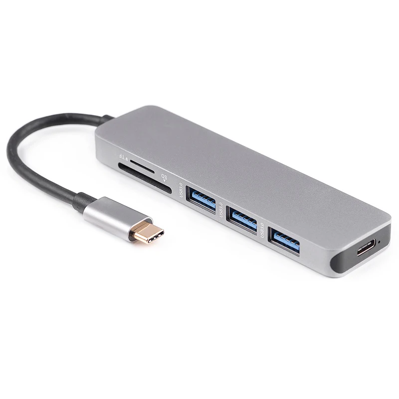 Ult-Best 6-In-1 3Usb Port Type-C Hub Docking Station Support Sd/Tf Card Reader Pd Charging Port Adapter Multi-Functional Usb-C
Ult-Best 6-In-1 3Usb Port Type-C Hub Docking Station Support Sd/Tf Card Reader Pd Charging Port Adapter Multi-Functional Usb-C