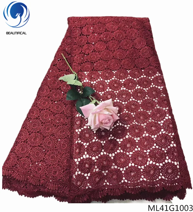 BEAUTIFICAL heavy african lace fabrics lace guipure fabric fashion lace fabric wholesale retail for big occasion ML41G10
BEAUTIFICAL heavy african lace fabrics lace guipure fabric fashion lace fabric wholesale retail for big occasion ML41G10
