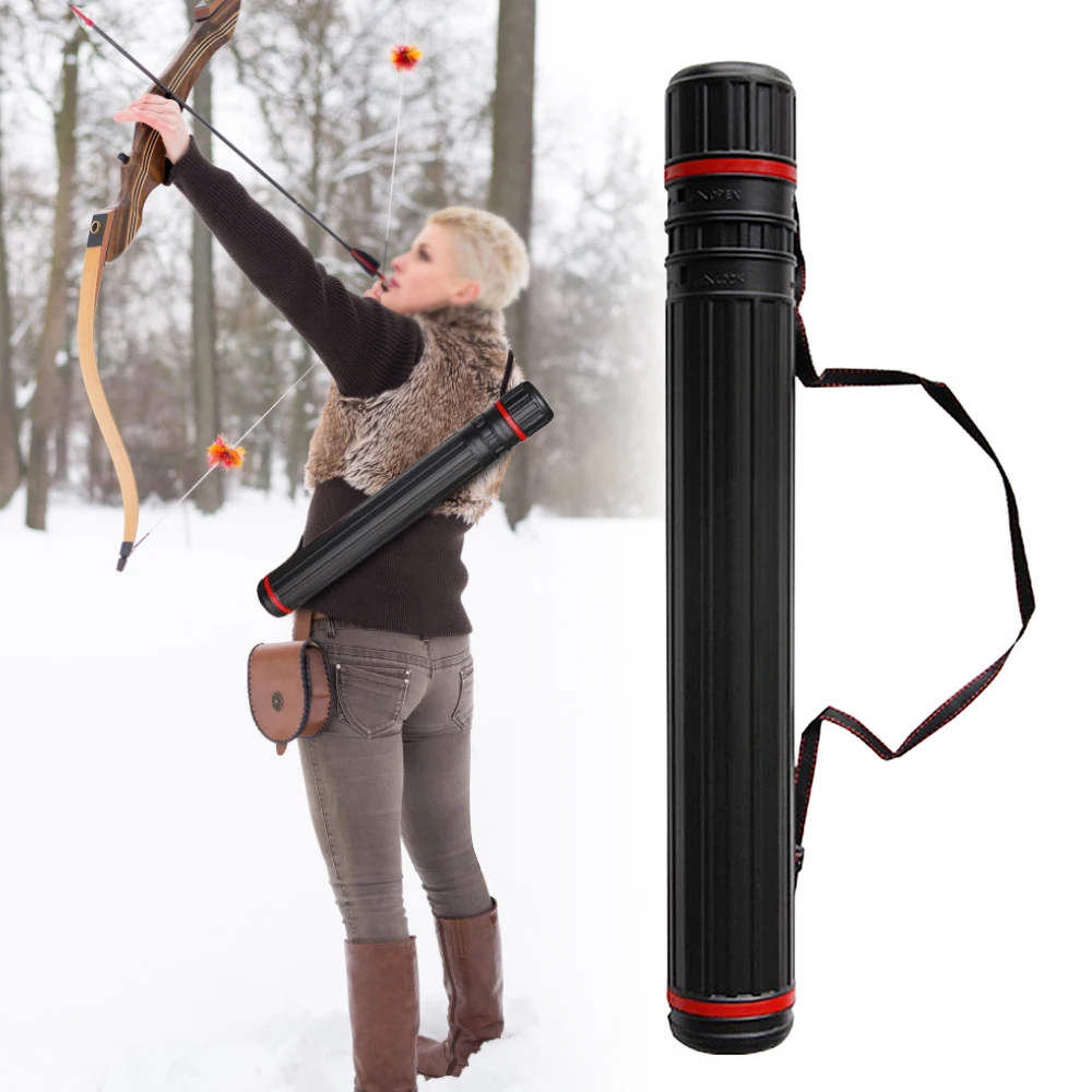 Multifunction Archery Arrow Case Carrier Quiver Tube with 2 EVA Foam Arrow Protection Racks Holders Hunting Accessories
Multifunction Archery Arrow Case Carrier Quiver Tube with 2 EVA Foam Arrow Protection Racks Holders Hunting Accessories