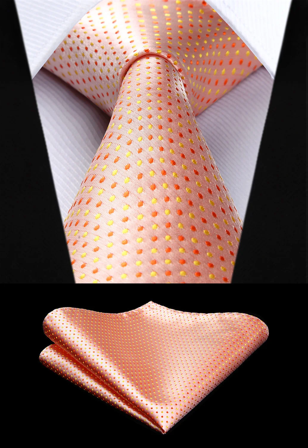 Necktie Handkerchief Set Polka Dot Party Wedding Classic Fashion Pocket Square Tie New Orange Mens Tie Woven Silk TD612N8S
Necktie Handkerchief Set Polka Dot Party Wedding Classic Fashion Pocket Square Tie New Orange Mens Tie Woven Silk TD612N8S