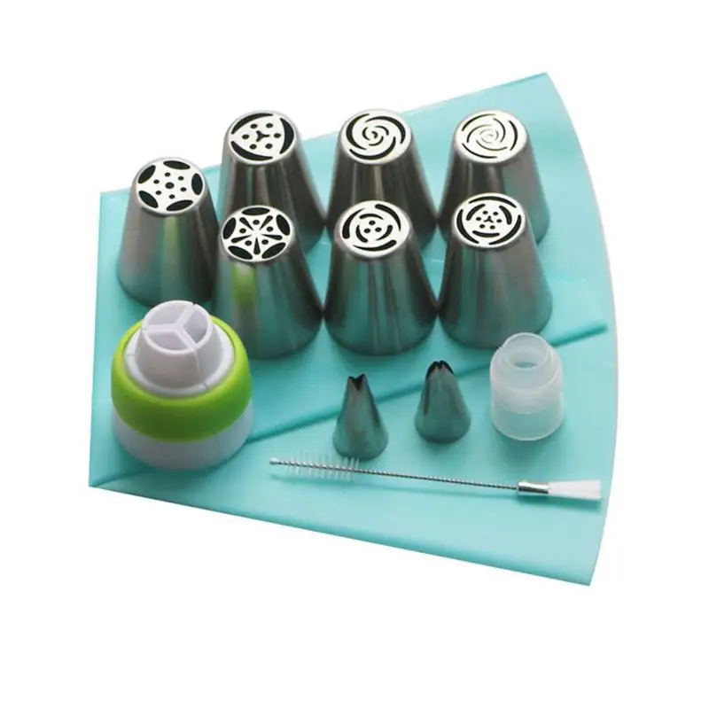 7/8/9/13 PCS Pastry Nozzles And Coupler Icing Piping Tips Sets Stainless Steel Rose Cream Bakeware Cupcake Cake Decorating
7/8/9/13 PCS Pastry Nozzles And Coupler Icing Piping Tips Sets Stainless Steel Rose Cream Bakeware Cupcake Cake Decorating