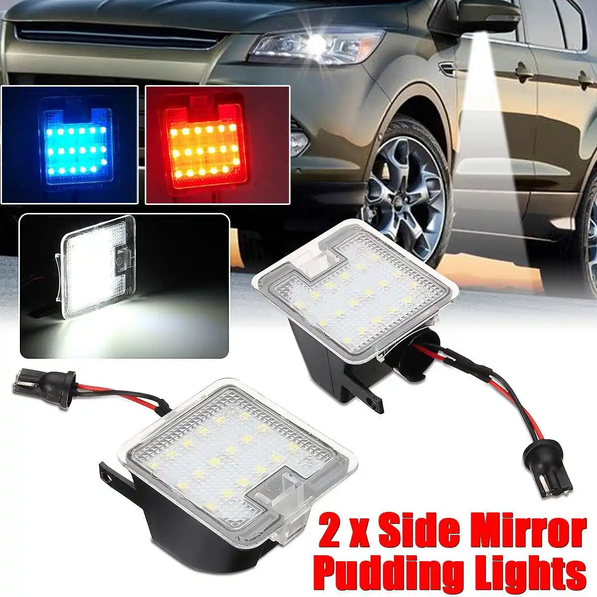 2Pcs Car Puddle Mirror Lights Led Bright Rear view Side Mirror Light Signal Lamp Brake Stop Light For Ford For Mondeo For Focus
2Pcs Car Puddle Mirror Lights Led Bright Rear view Side Mirror Light Signal Lamp Brake Stop Light For Ford For Mondeo For Focus