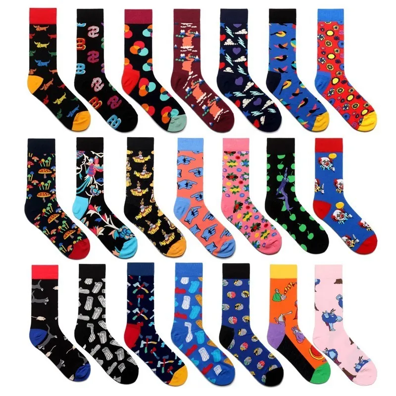 New Trend Fashion Combed Cotton Men Socks Unisex Women Animal Popular Hip Hop Skateboard Socks Men Novelty Wedding Dress Socks
New Trend Fashion Combed Cotton Men Socks Unisex Women Animal Popular Hip Hop Skateboard Socks Men Novelty Wedding Dress Socks