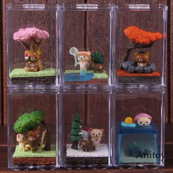 Seasonal Terrarium Rilakkuma Cherry-blossom Viewing Grape Picking Playing With Snow Action Figure Collectible Model Toy 6pcs/set
Seasonal Terrarium Rilakkuma Cherry-blossom Viewing Grape Picking Playing With Snow Action Figure Collectible Model Toy 6pcs/set