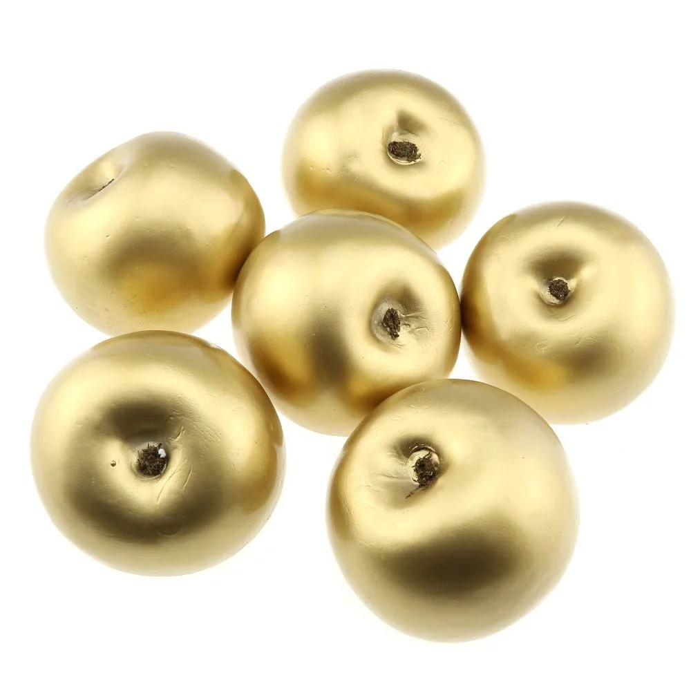 Gresorth 6 PCS Artificial Gold Apple Fake Apples Fruit Home Party Christmas Decoration
Gresorth 6 PCS Artificial Gold Apple Fake Apples Fruit Home Party Christmas Decoration