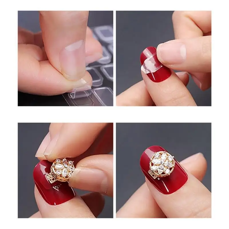 10pcs/bag DIY Nail Tips Transparent Double Sided Self Adhesive Sticker Jelly Gel Waterproof Removable False Nail Art Crystal Ext
10pcs/bag DIY Nail Tips Transparent Double Sided Self Adhesive Sticker Jelly Gel Waterproof Removable False Nail Art Crystal Ext