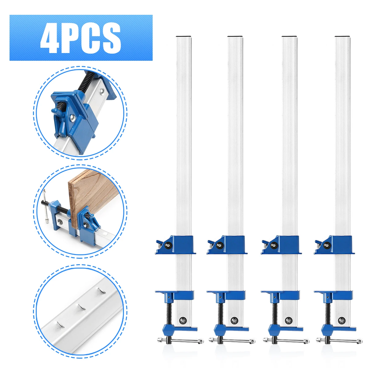 24/36 1/2/4Pcs DIY Heavy F Clamp T Bar Wood Clamps for Woodworking Quick Release Wood Clamps Holder Cramp Grip Hand Tools
24/36 1/2/4Pcs DIY Heavy F Clamp T Bar Wood Clamps for Woodworking Quick Release Wood Clamps Holder Cramp Grip Hand Tools