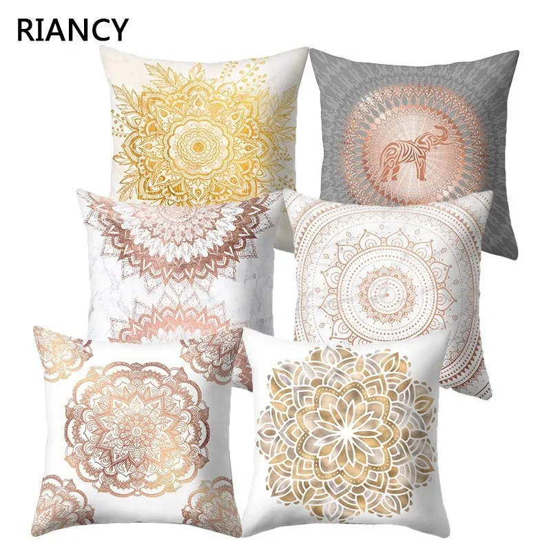 Boho Pillows Mandala Bohemian Pillowcase Cushion Cover Polyester Decorative Throw Pillow For Couch Square Pillow Covers 40598
Boho Pillows Mandala Bohemian Pillowcase Cushion Cover Polyester Decorative Throw Pillow For Couch Square Pillow Covers 40598