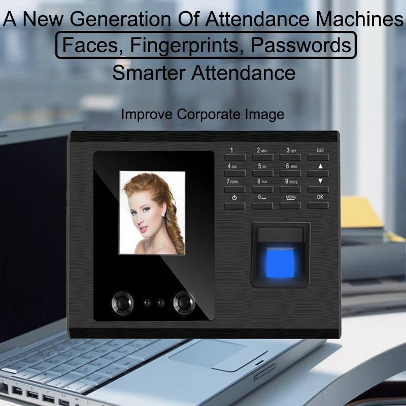 

Fingerprint Biometric Face Facial Recognition Attendance System USB Fingerprint Reader Time Clock Employee Attendance Machine