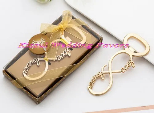 (10 Pieces/lot) Gold Wedding Game favors of Infinite Love Bottle Opener souvenirs For Bridal shower Party Favors and Love gifts
(10 Pieces/lot) Gold Wedding Game favors of Infinite Love Bottle Opener souvenirs For Bridal shower Party Favors and Love gifts