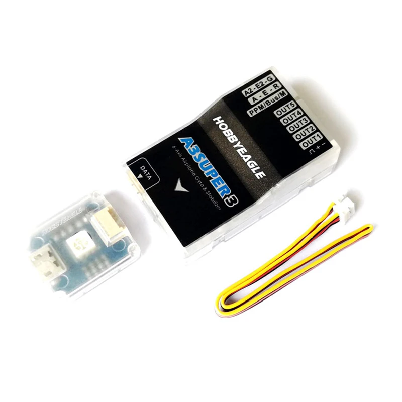 Hobbyeagle A3 Super3 A3S3 Flight Controller S3/S3FS 6-axis Airplane Gyro & Stabilizer Full Set Programming Card for RC Airplane
Hobbyeagle A3 Super3 A3S3 Flight Controller S3/S3FS 6-axis Airplane Gyro & Stabilizer Full Set Programming Card for RC Airplane