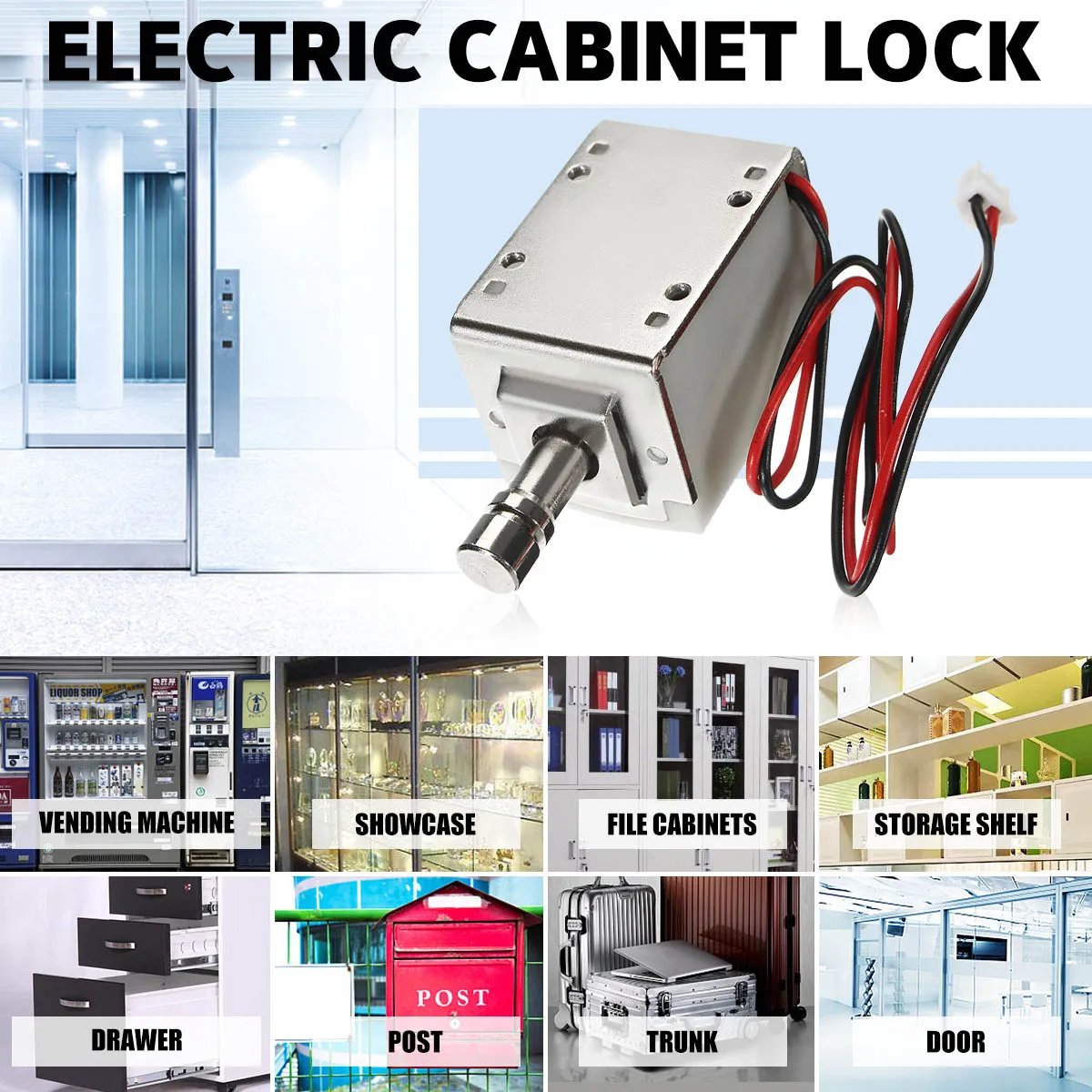 24V DC 1A Mini Electric Bolt Lock Cylindrical Sauna Cabinet Drawer Solenoid Lock Electric Cabinet Lock Locker Courier Box Locks
24V DC 1A Mini Electric Bolt Lock Cylindrical Sauna Cabinet Drawer Solenoid Lock Electric Cabinet Lock Locker Courier Box Locks