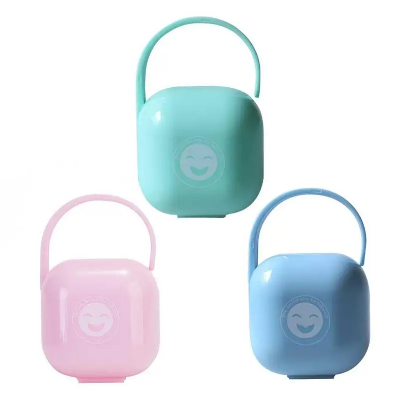 3PCS Pacifier Storage Box Dustproof Shatter-Resistant Portable Plastic Baby Storage Box
3PCS Pacifier Storage Box Dustproof Shatter-Resistant Portable Plastic Baby Storage Box
